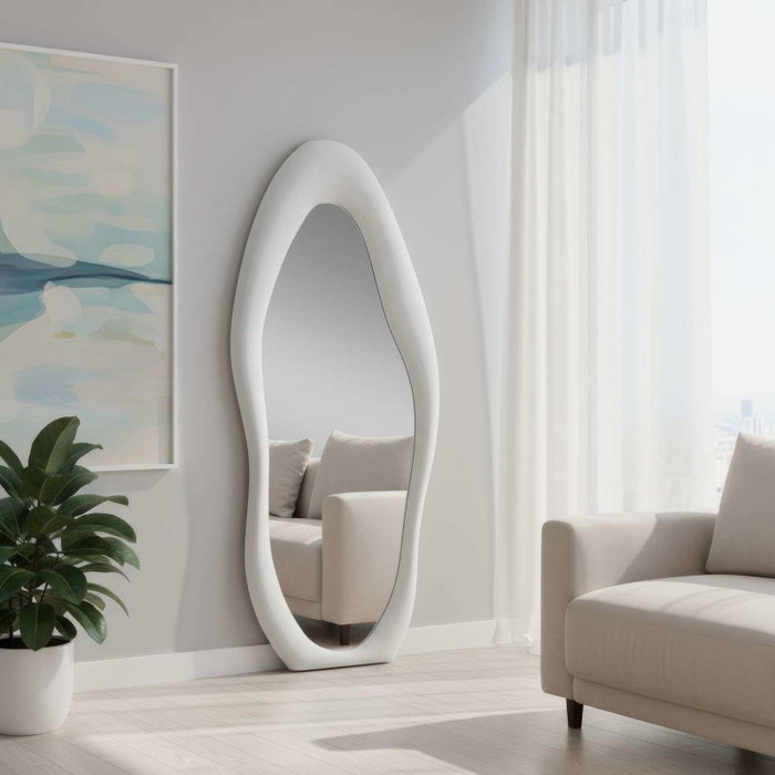 Hanah Home Espejo Cheval Crema